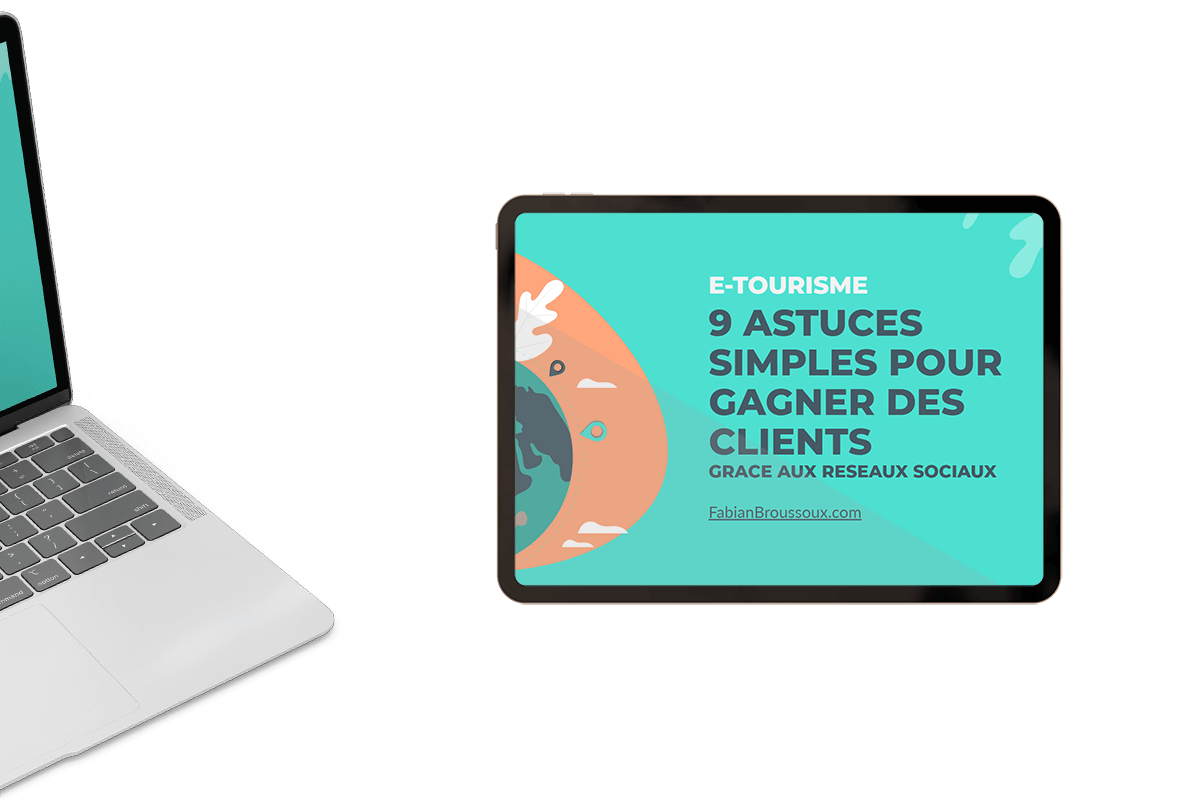ebook e-tourisme offert : 9 astuces simples pour gagner des clients grâce aux réseaux sociaux en 2021