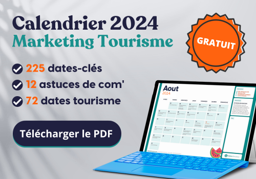 Calendrier social media tourisme 2024