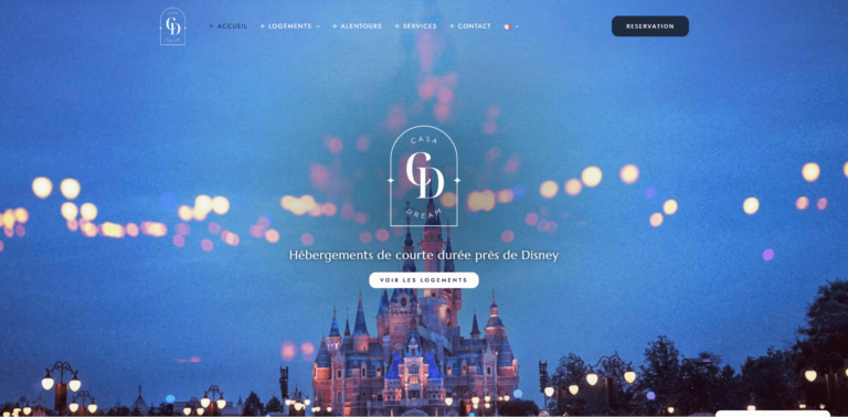 CasaDream.fr - Création de Fabian Broussoux - Site internet pour hébergeurs