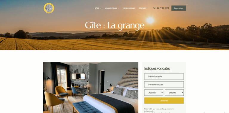 Création de site Internet pour hébergeurs - Domaine La Citadelle