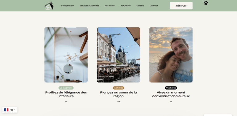 LeChatLeon.fr - Création de site internet pour hébergeurs