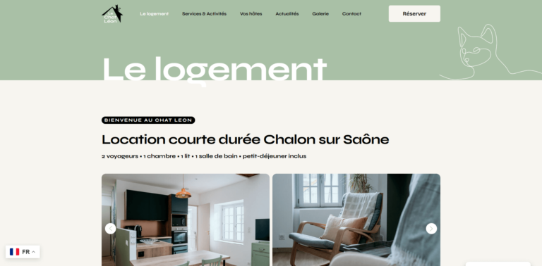 LeChatLeon.fr - Création de site internet pour hébergeurs