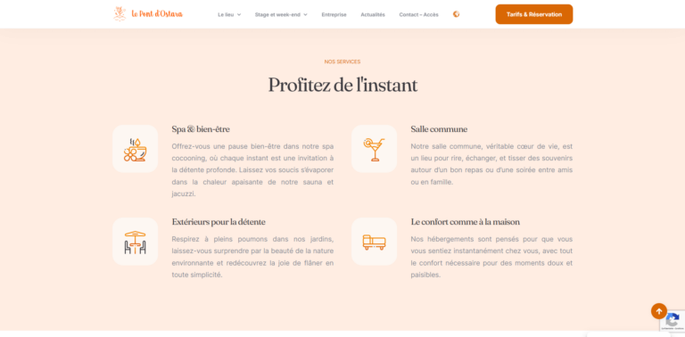 PontDostara.fr - Création de site internet pour hébergeurs - Fabian Broussoux