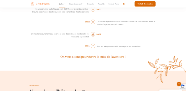 PontDostara.fr - Création de site internet pour hébergeurs - Fabian Broussoux