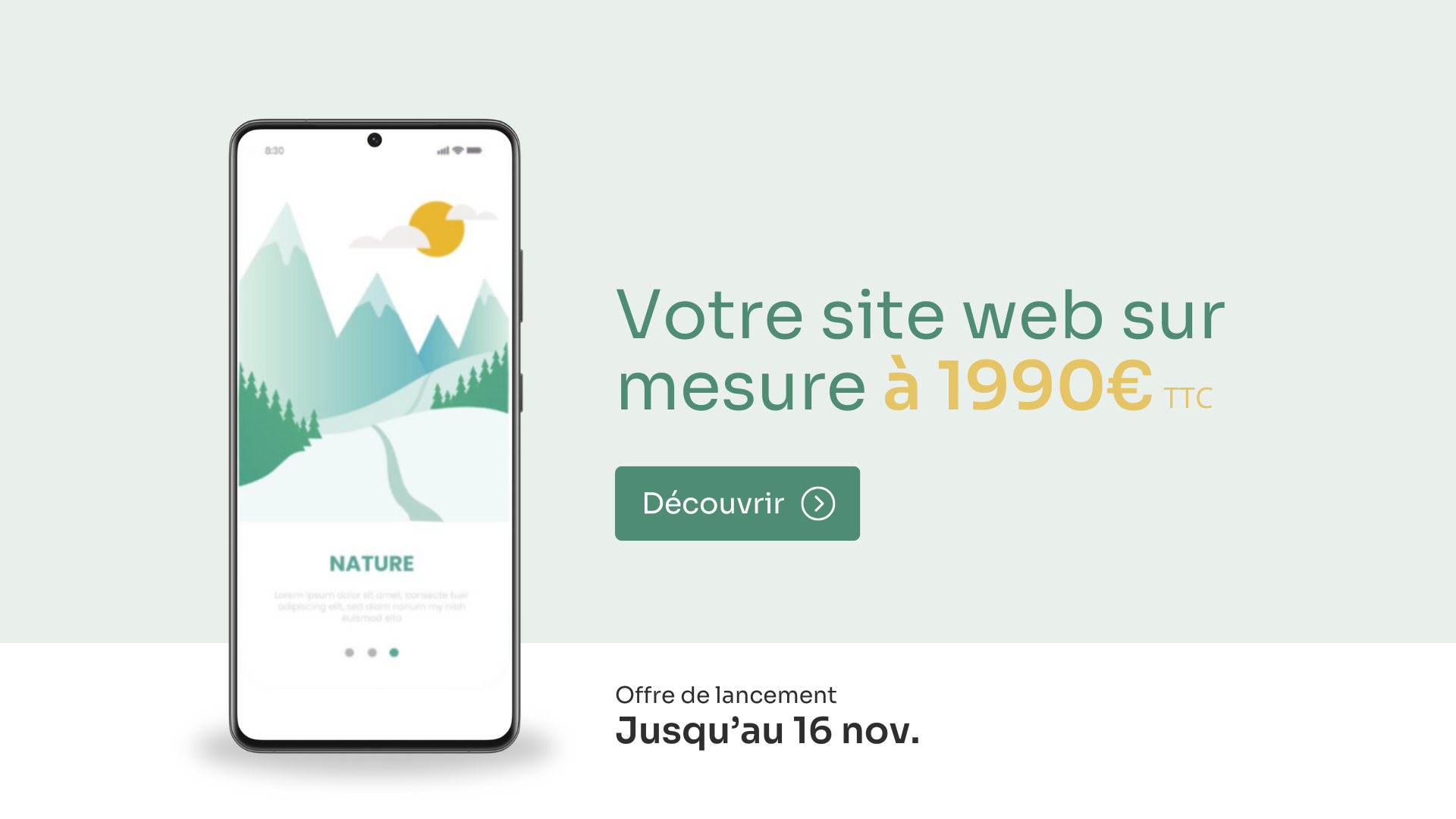 Offre site web tourisme