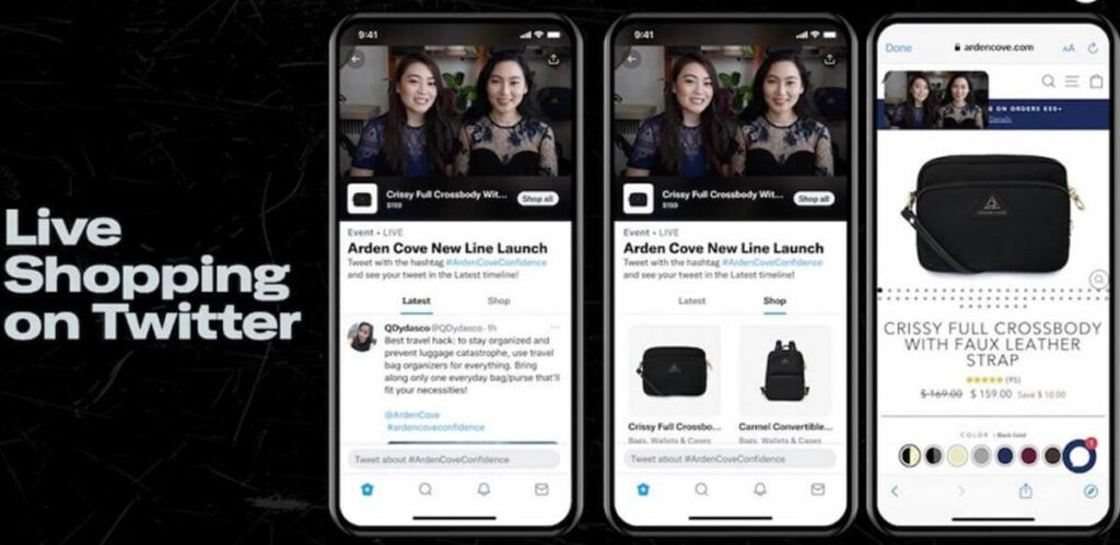 Twitter teste le live shopping