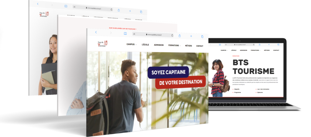 Création site Internet par Fabian Broussoux : SupDeTourisme